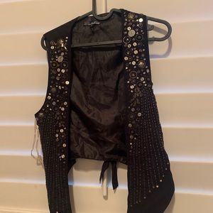 Sequin Vest